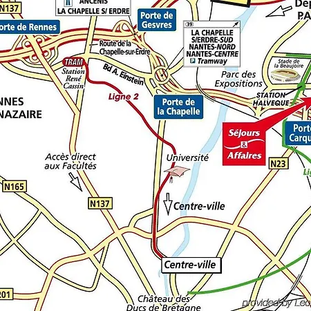 Sejours & Affaires La Beaujoire Lägenhetshotell Nantes